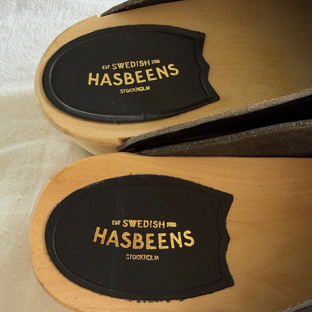 Swedish Hasbeens Husband NWT Black Classic Clog SJP’s Favorite🌈 - Picture 13 of 17